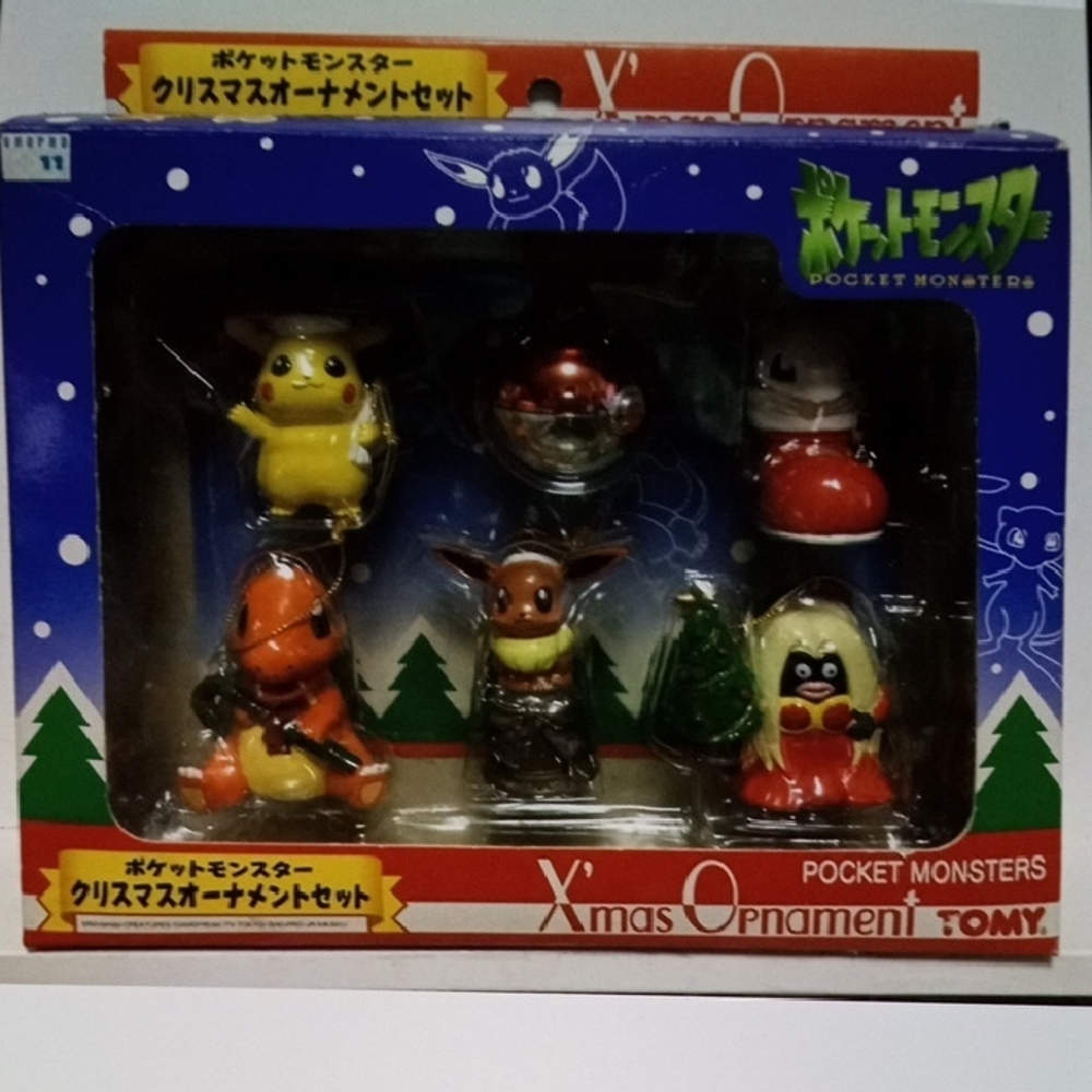 Pocket Monsters Christmas Ornament Set - Multicolor